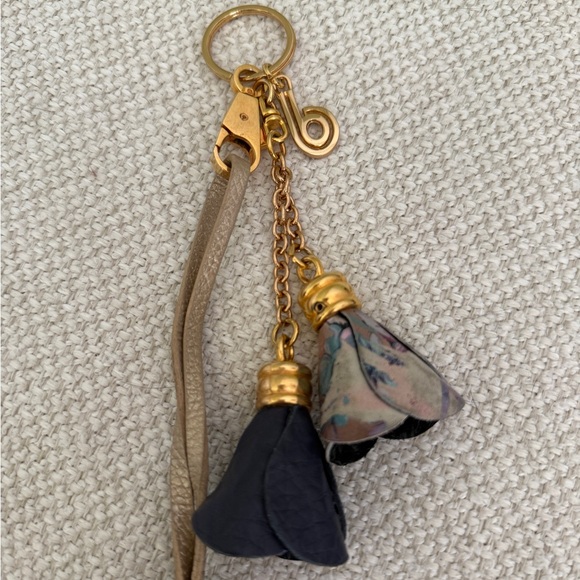 BonBonite Floral Leather Keychain - Picture 5 of 7